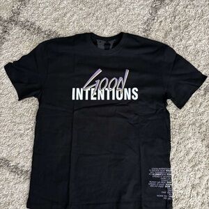 VLONE Black Modern Intentions Short Sleeve Tee